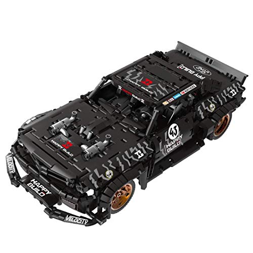 n.g. Home Decor Technischer Sportwagen für Ford Mustang Bausatz mit Fernbedienung und 3 Motoren 1639 Bricks - Kompatibel… – Bild 8