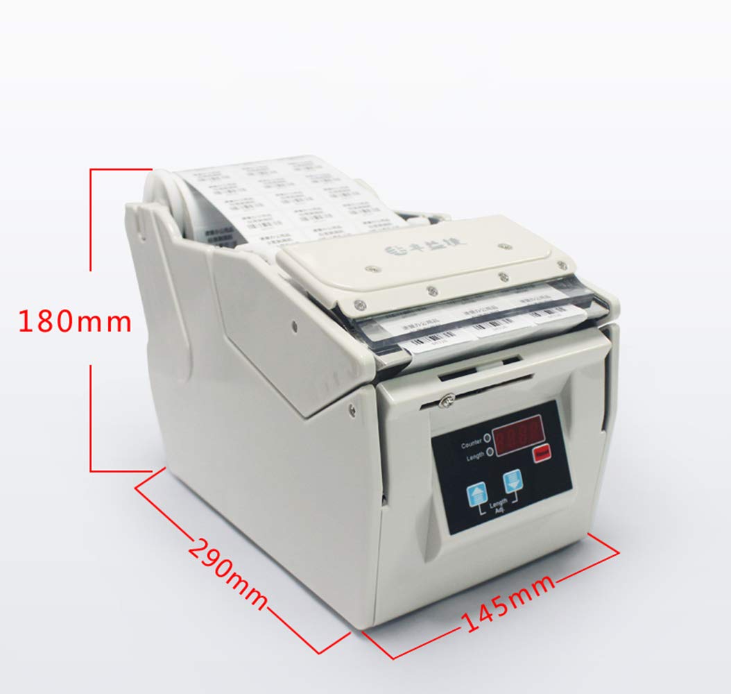 CGOLDENWALL Dispenser Automatico di Etichette Singola/Fila Multipla Velocità Spellicolatore Regolabile per 5-100cm di Larghezza per Codice a Barre/Carta Patinata/Etichetta Autoadesiva Personalizzabile