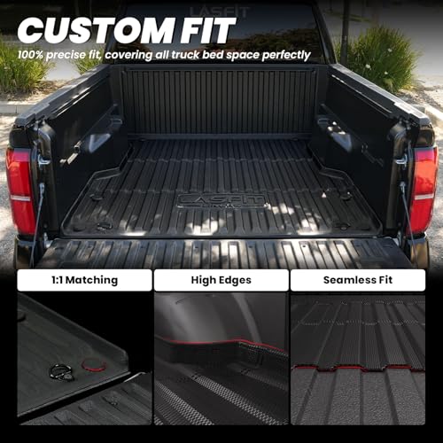 image for LASFIT Bed Mat for Toyota 2024-2026 Tacoma (5FT/5'Bed) Truck Bed, All 