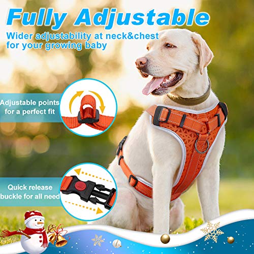 Colete para cães Supet, não puxa, [versão mais recente] sem asfixia, colete para animais de estimaçã