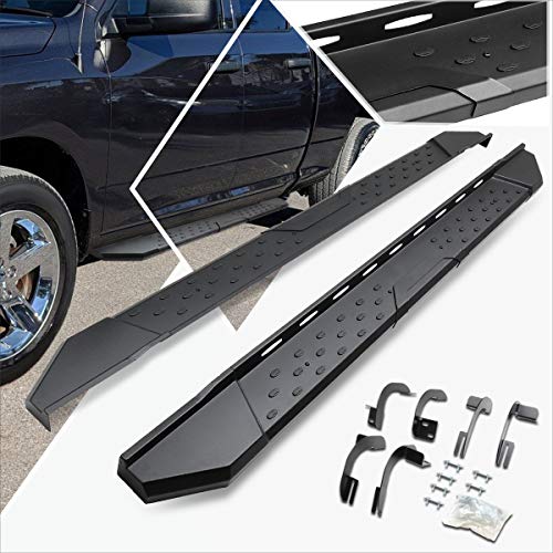 2 Piezas Estribos Laterales Negros 5.5 Pulg Dodge Ram