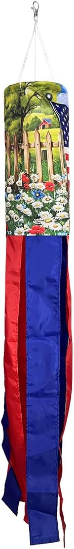Briarwood Lane American Flower Field Windsock Wind Twister