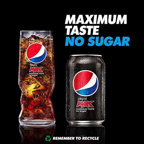 Pepsi Max Zero Sugar - Boisson Aromatisée - 24 Boîtes de 330 ml – vue 2
