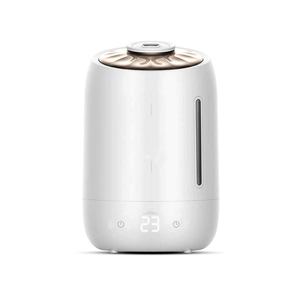 Humidificador de Vapor frío, humidificadores ultrasónicos para Dormitorio de bebés, humidificador Grande de 5 l, 3 Niveles de Niebla Ajustables, Apagado automátic(Blanco