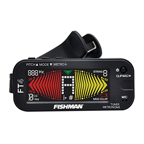 Fishman FT4 Digital Color Clip-On Tuner Metronome