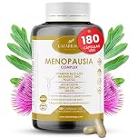 MENOPAUSIA COMPLEX 9 EN 1 | Control de Sofocos | Alivia el Hinchazón Abdominal | Vientre plano | Sin Soja ni Conservantes | 3 Meses de Tratamiento | 180 Cápsulas Veganas | Lazarraga