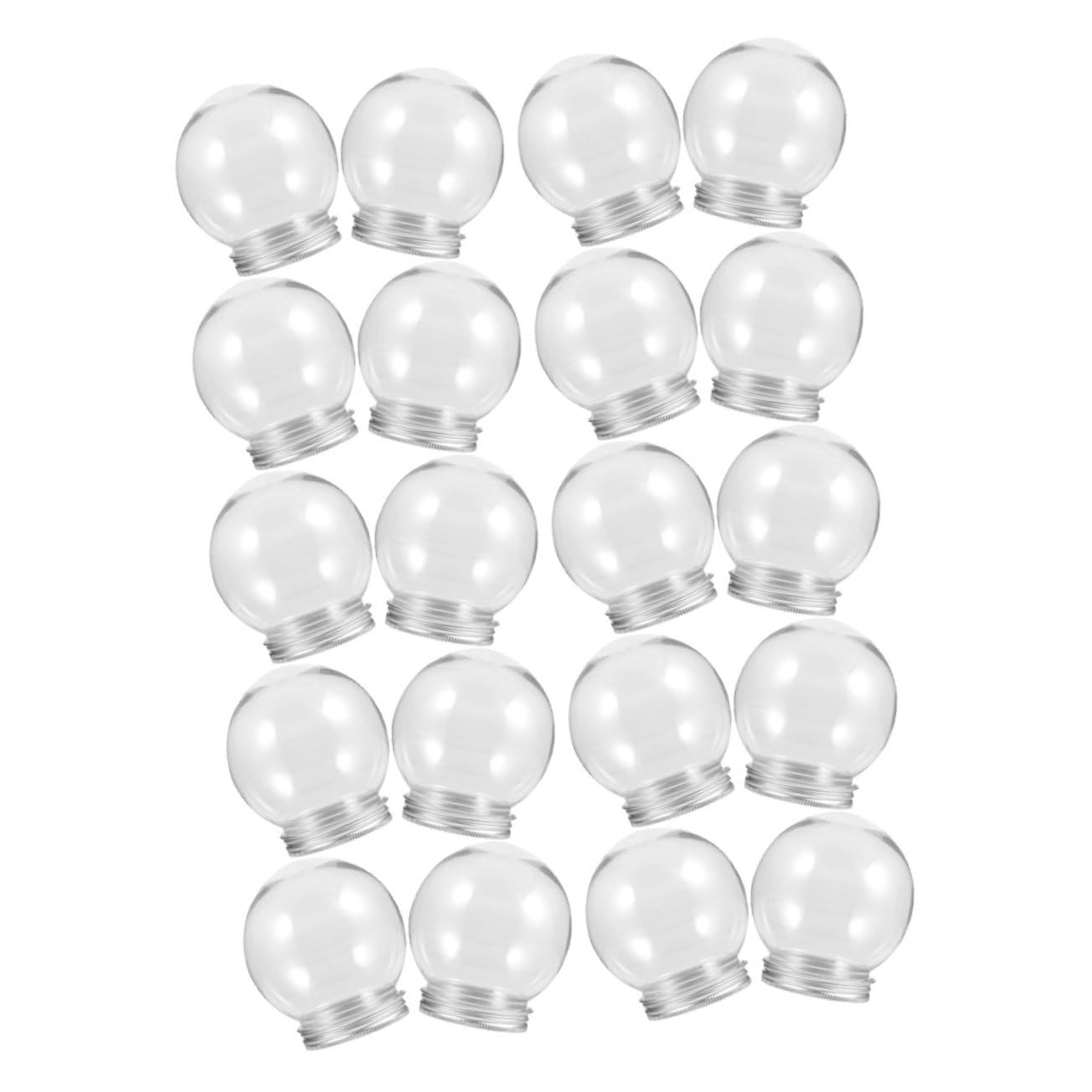 Globos de plástico transparentes para decorar mesas de Navidad con dulces