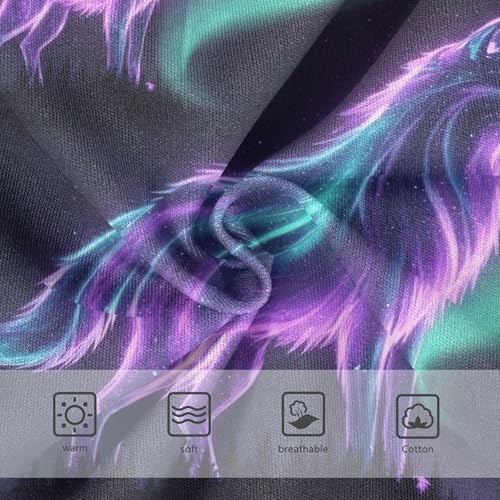 Girls Underwear Toddler 2t Cotton Girl Panties Cute Stylish Kids Undies Briefs Ethereal Wolf Formed Swirls3