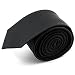 100% Silk Handmade Black 2 Inch Skinny Tie Men's Necktie by John William