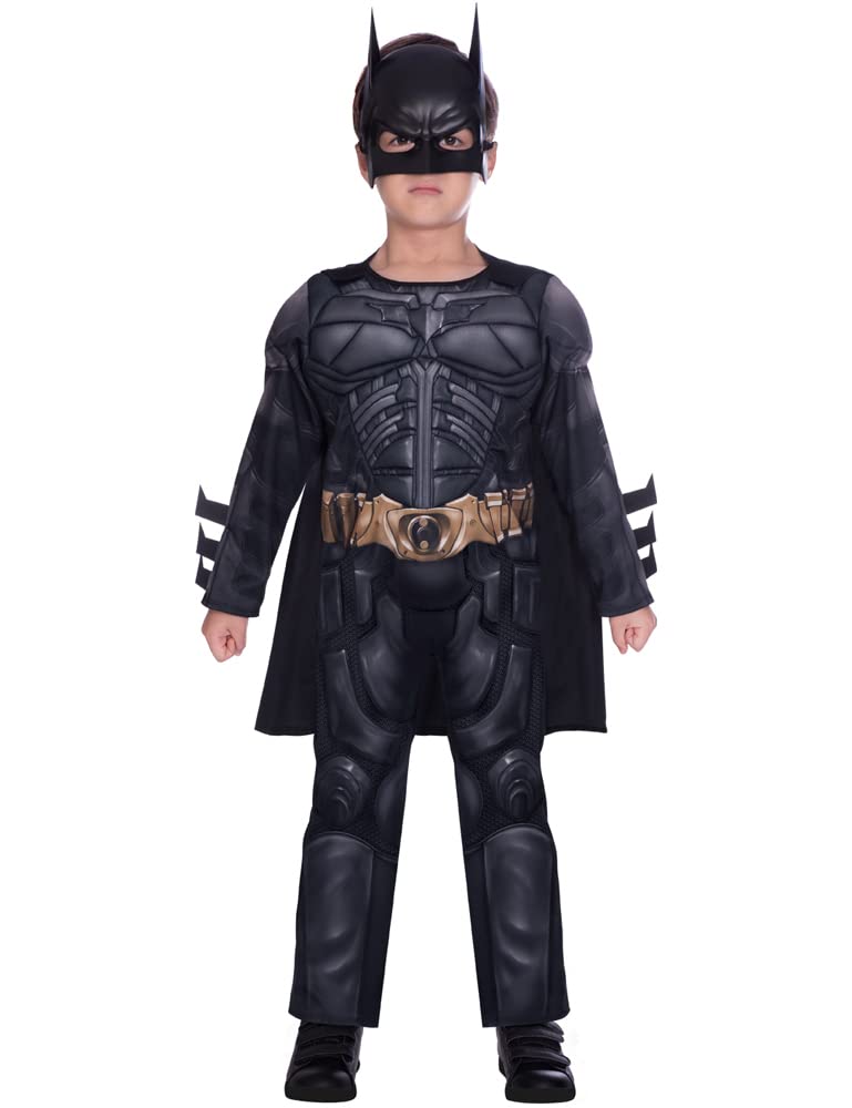 Amscan Oficjalnie licencjonowany kostium Warner Bros The Dark Knight Batman Boys