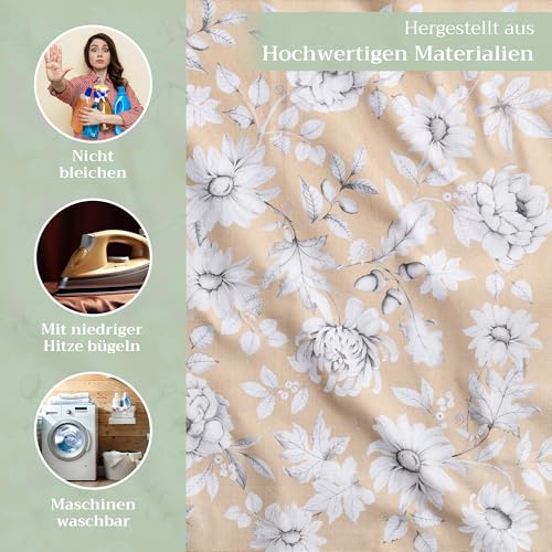 Maison d'Hermine Stoffservietten 100% Baumwolle (45 cm x 45cm, 4er-Set) – Ansicht 3