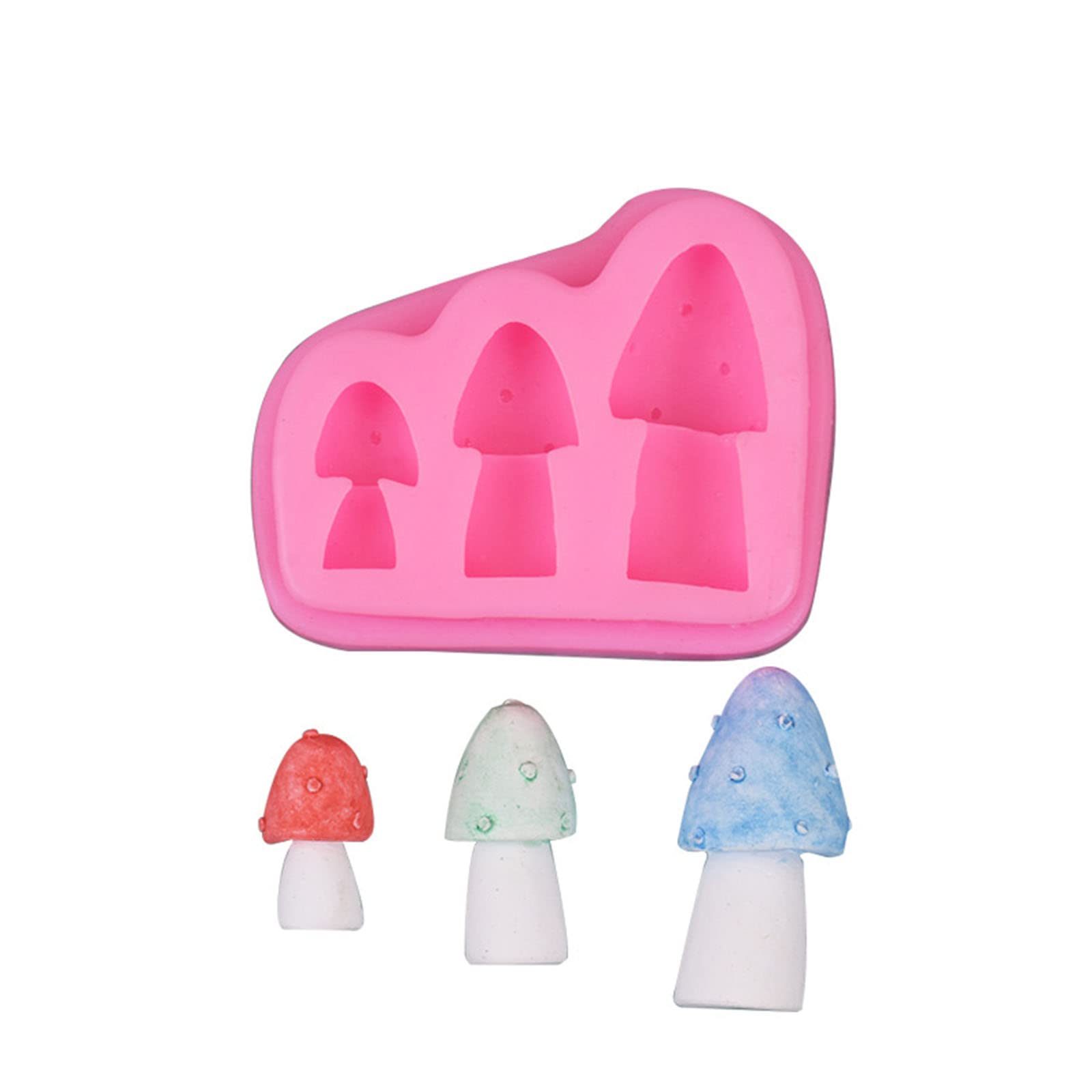 Lerpwige Silicone Molds Fondant Molds Mushroom Chocolate Mold for Cake Decorating Fruit Banana Fondant Acorn Silicone