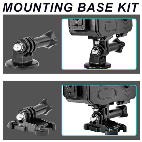 263FT/80M Aluminum Alloy Waterproof Case for Go Pro Hero13/Hero12/Hero11/Hero10/Hero9 Black, Underwater Diving Protective Housing Shell for Go Pro Hero 13 Action Camera with Bracket Accessories