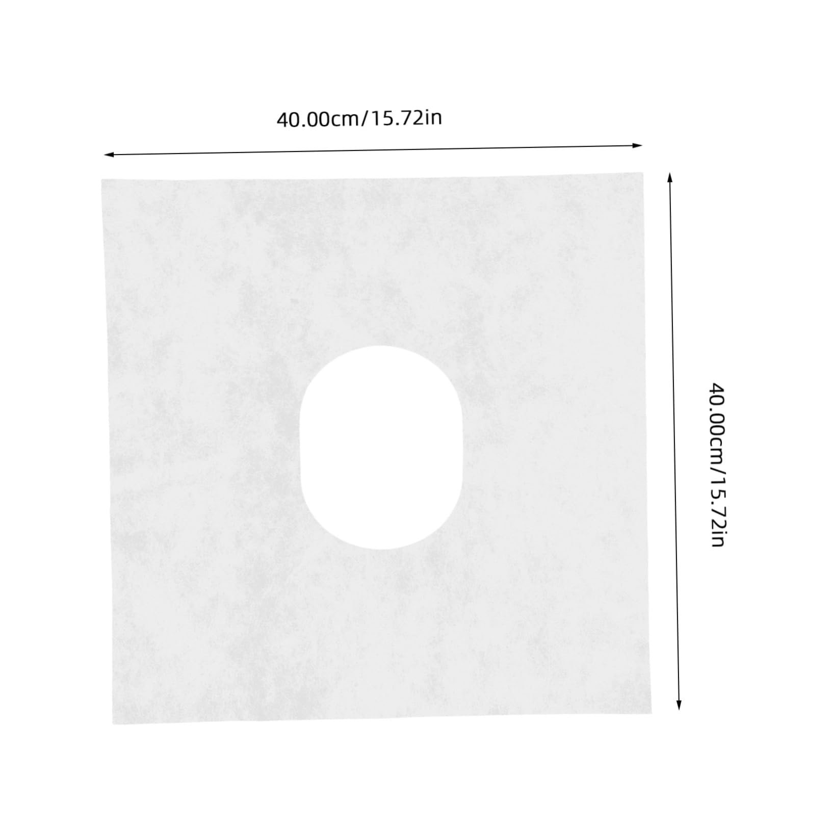 WOFASHPURET Soft Non-woven Massage Covers Disposable Face Rest Sheets for Massage Tables Headrests