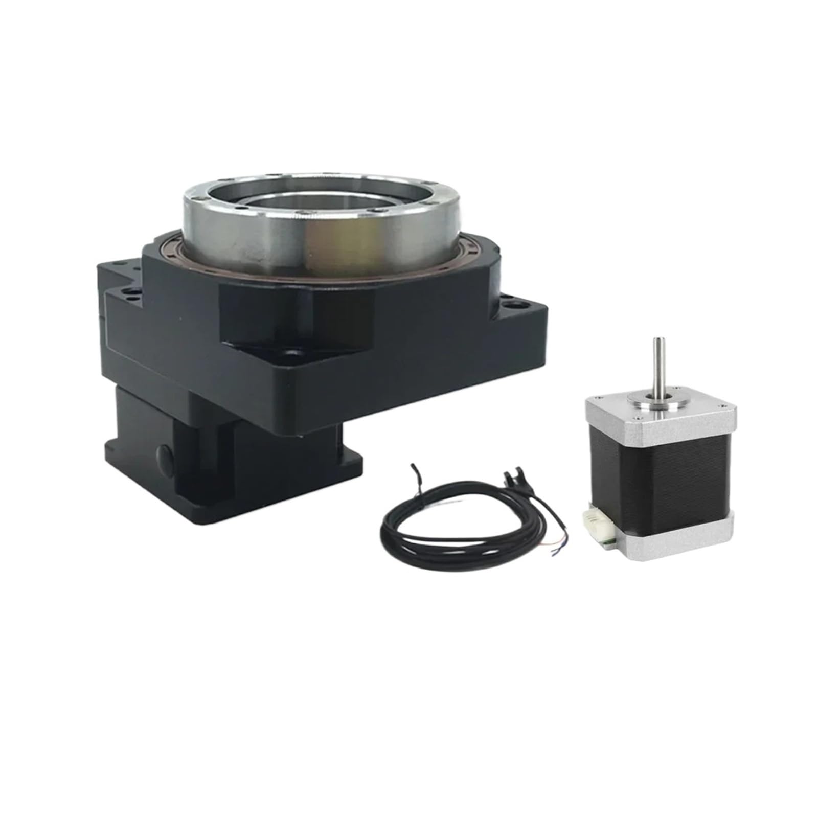 Wydrążona obrotowa platforma CNC, silnik krokowy Nema17, 40mm silnik serwomotor, reduktor, pozycjonowanie i indeksowanie dysku, stół do kontroli wizualnej (dla silnika 40, 7kg Load-R 5)
