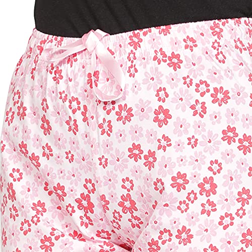 Image of Club A9 Women Cotton Regular Fit T-Shirt and Shorts Night Suit | Two Piece Set