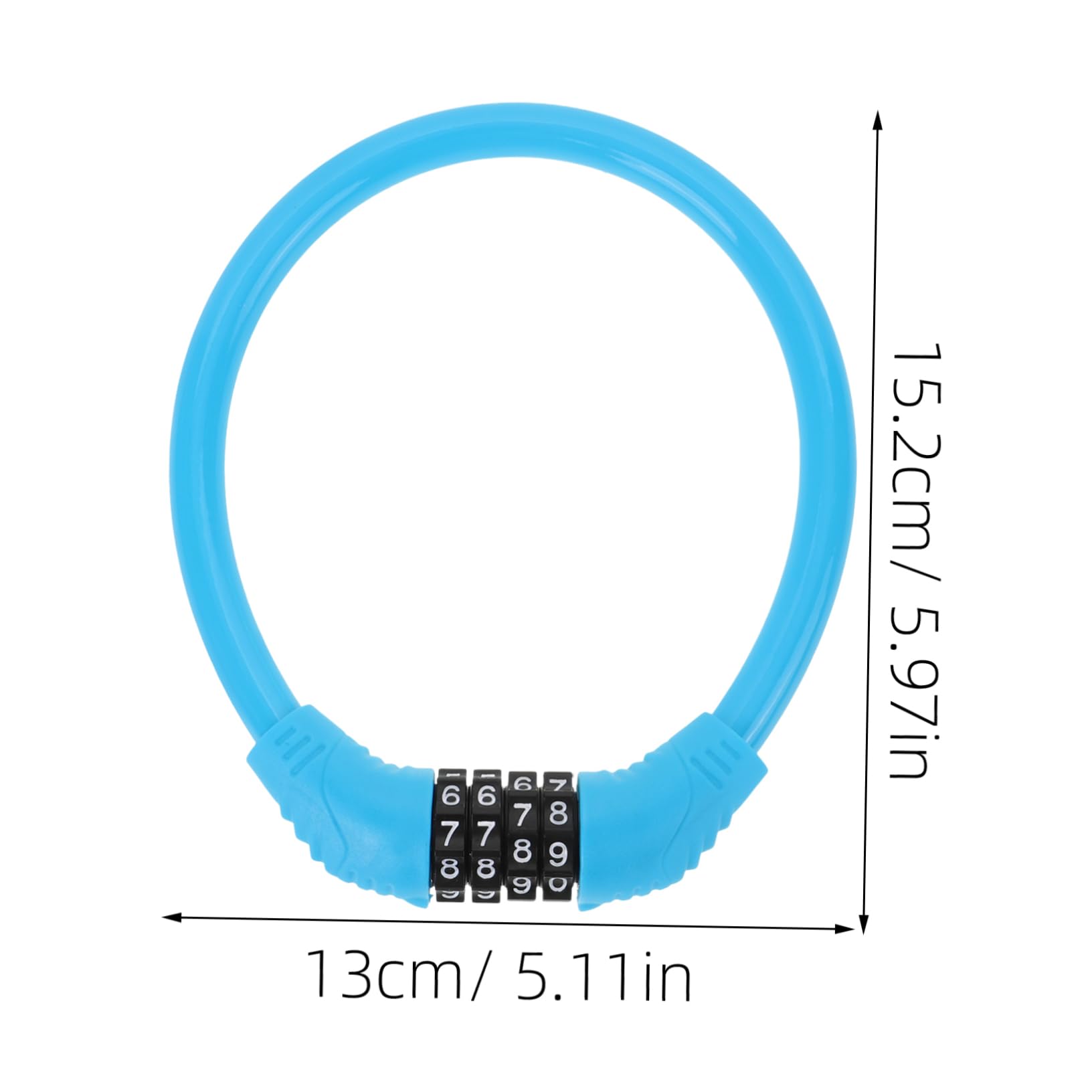 HEMOTON Protect Your Two-Wheeler Pack Bike Chain Locks Keys Multi-Function Rust for Bicycles Scooters Motorcycles