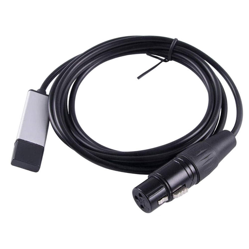 IJSDNVJNDX USB to DMX512 Interface Adapter Cable Converter for Lighting Control Adapter Cable for Stage Lighting for Multiple DMX512 Software