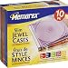 Memorex 10-Pack CD Slim Jewel Cases 5mm - Assorted Colors