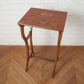 象嵌　コーヒーテーブル　花台　アンティーク 楽天市場】イタリア製 象嵌 ティーテーブル 丸クラシック