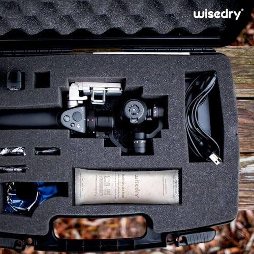 Image of wisedry 112 Gram [4 Packs] Silica Gel Desiccant Packs for Larger Container Desiccant Bags with Orange Indicating Beads for 3D Printer Filament Gun Safe Camera Electronics Equipment Food Grade