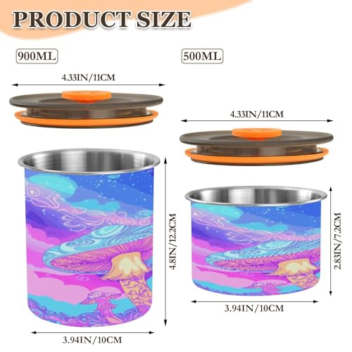 ATTX Lata hermética para café 500 ml inoxidable miniatura 2