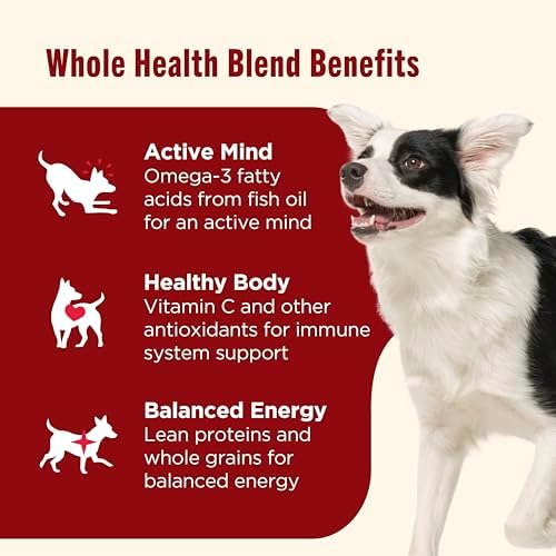 Nutrish Dry Dog Food, Real Beef, Pea & Brown Rice Recipe Whole Health Blend for Adult Dogs, 28 lb. Bag, Packaging May Vary (Rachael Ray) Product Image