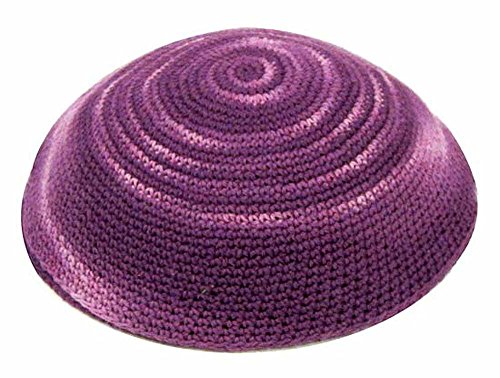 Image of Zion Judaica Quality Knit Kippahs Bulk Packs Knitted Kippot and Single Hand-Knit Kippas Kipa Clips Included