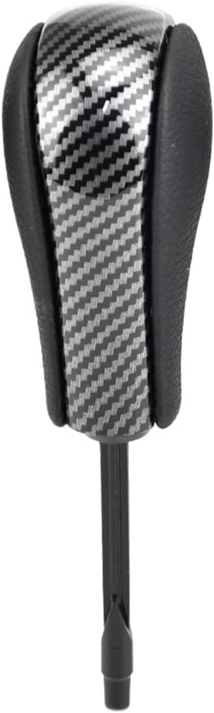 Gear Shifter Automatic AT Short Long Gear Stick Car Shift Knob for BMW E81 E82 E87 E90 E91 E92 E93 E36 E38 E39 E46 Z4 Z3 E53 E60(Carbon fiber-Short)