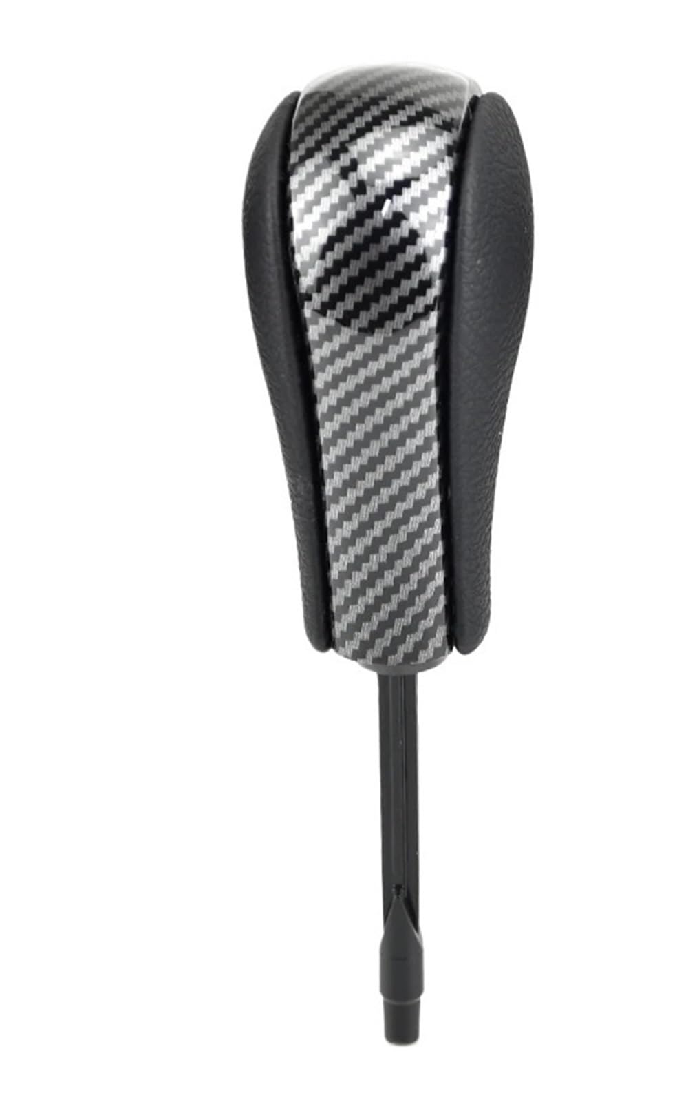 Grozzy Universal Shifter Handle Automatic AT Short Long Gear Stick Car Shift Knob for BMW E81 E82 E87 E90 E91 E92 E93 E36 E38 E39 E46 Z4 Z3 E53 E60(Carbon Fiber-Short)