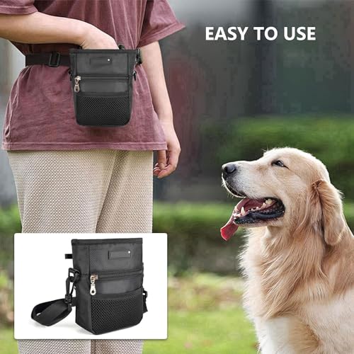 XGOPTS Bolsa de guloseimas para treinamento de cães, mãos livres, bolsa de petisco integrada, bolsa