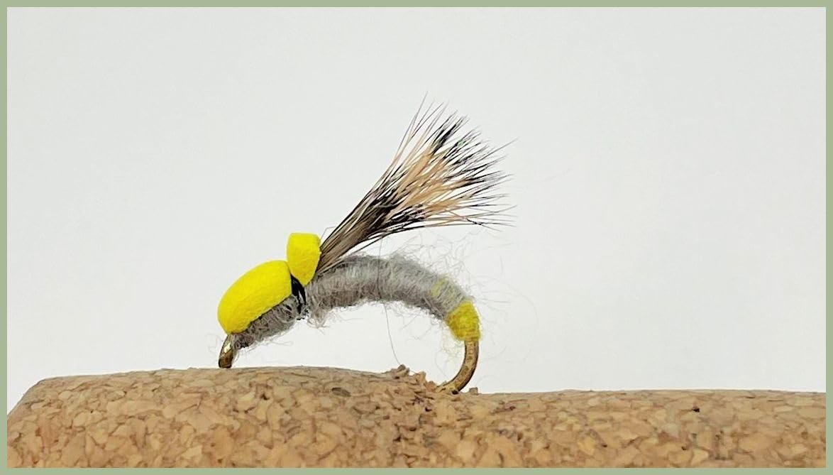 Balloon Caddis Trout flies, choice of size and quantity, Good for Trout and Grayling (3, 10)