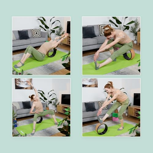 Roue de yoga 32 cm pour réussir vos postures difficiles sans cambrer le dos - 3