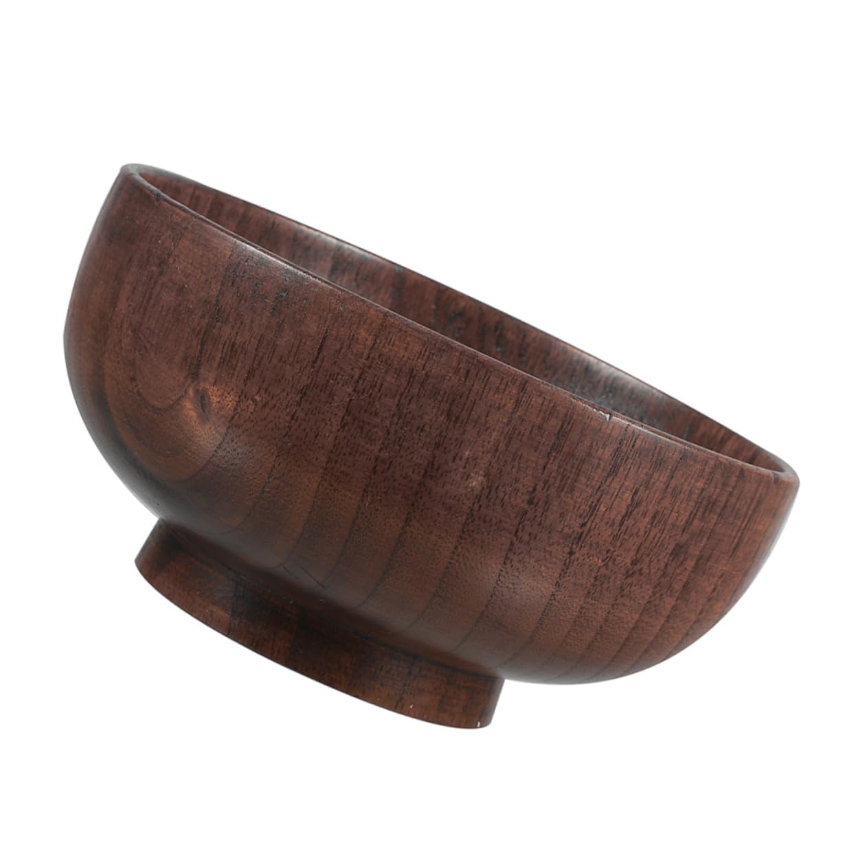 Cabilock 5 Piezas Tazón De Madera Anti-escalés Servicio Tazón De Frutas Bol Servidores De Ensalada Tazones Pequeños Ensaladeras De Madera Cuencos De Frutas Coffee