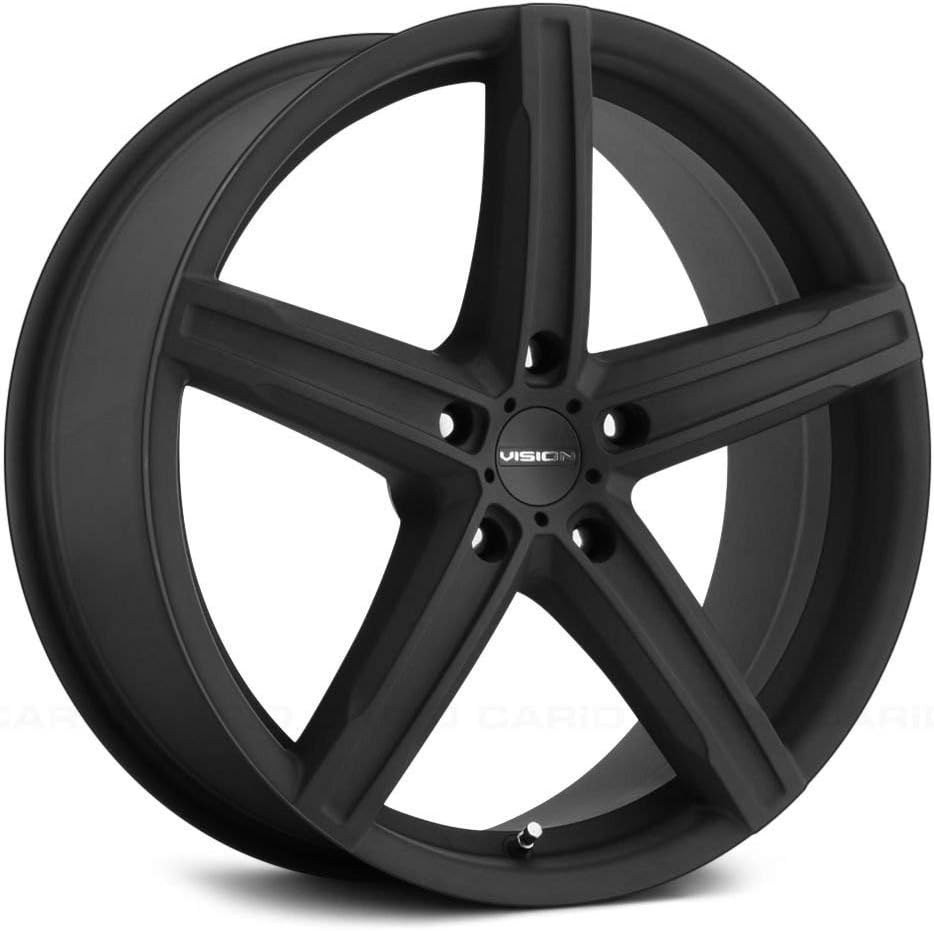 VISION 17" Inch 5x114.3 Wheel Rim 469 Boost 17X8 +38 Black