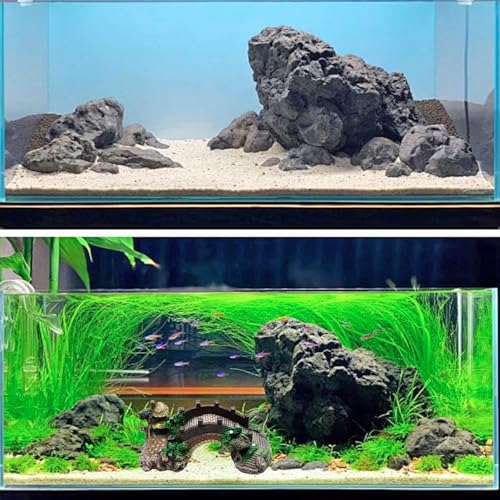 Image of Resin Arch Bridge Aquarium Ornament - Miniature Garden Decor for Fish Tank, Terrarium & Fairy Garden, Durable Artificial Bridge Model for Indoor /Outdoor Landscape Accessories