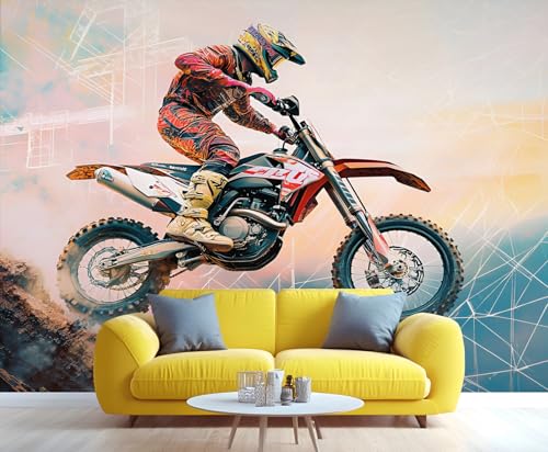 Dirt Bike Wall Mural 59