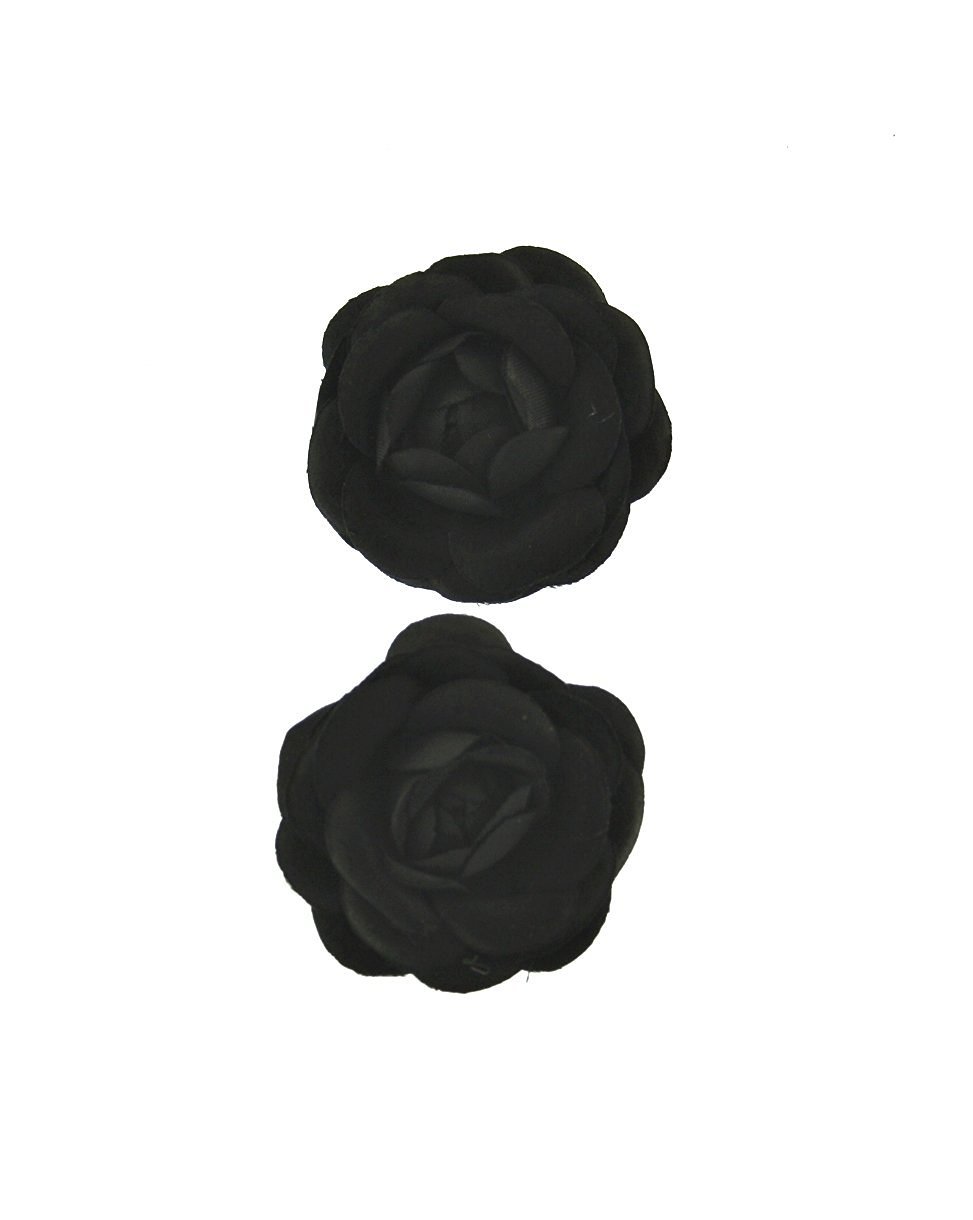 Zac's Alter Ego Pair of Rose Flowers on Concord Clip