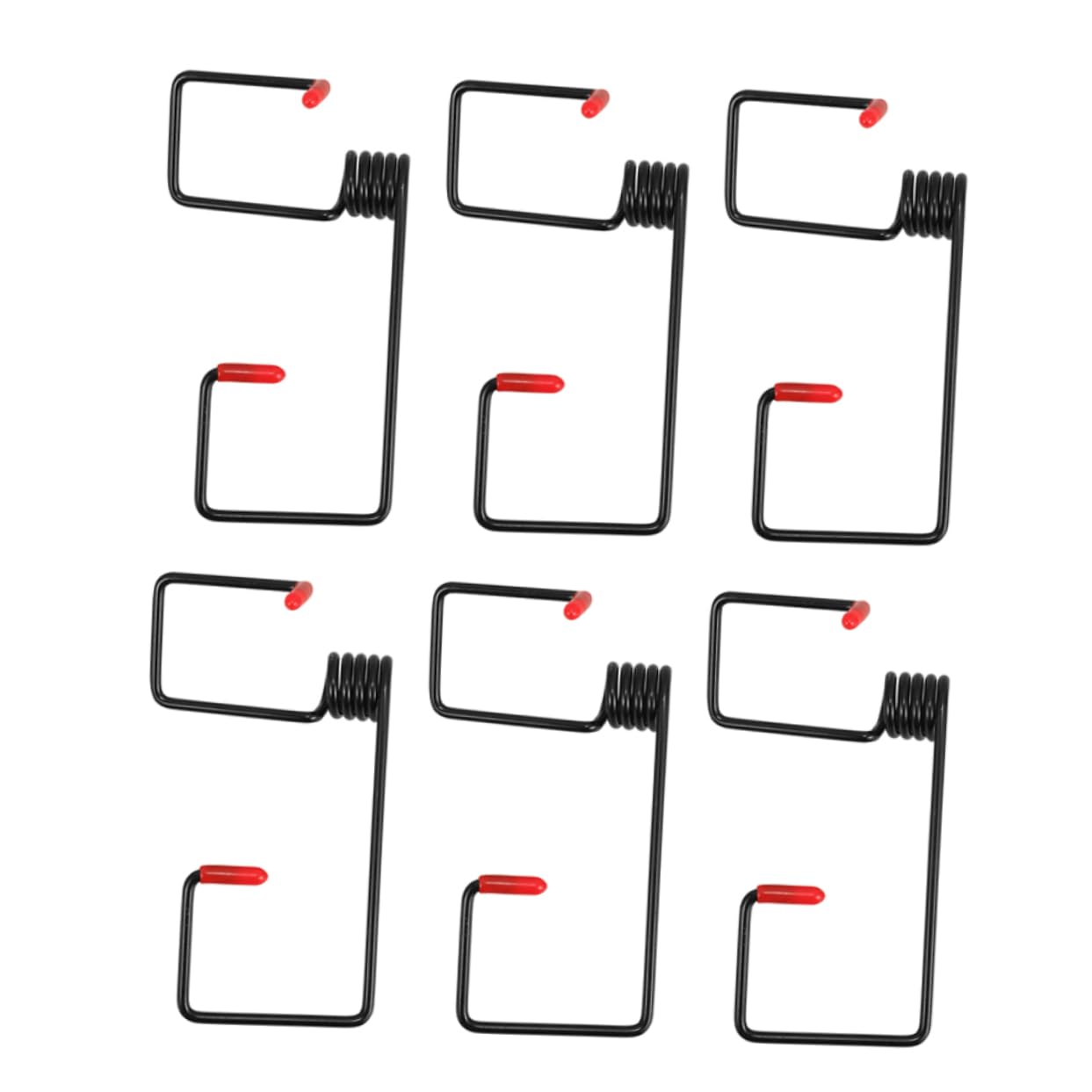 VINTORKY 6Pcs Windshield Wiper Arm Pressure Spring Booster Durable Wiper Arm Spring Puller for Enhanced Wiper Performance Compatible with Various Car Models Black