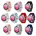 GinCoband 10PCS Bands Replacement for Galaxy Watch Active2 (40mm)/(44mm),Galaxy Watch Active 40mm,Galaxy Watch 42mm,20mm Quick Release with Rose Gold Buckle (10-Pack, Small)