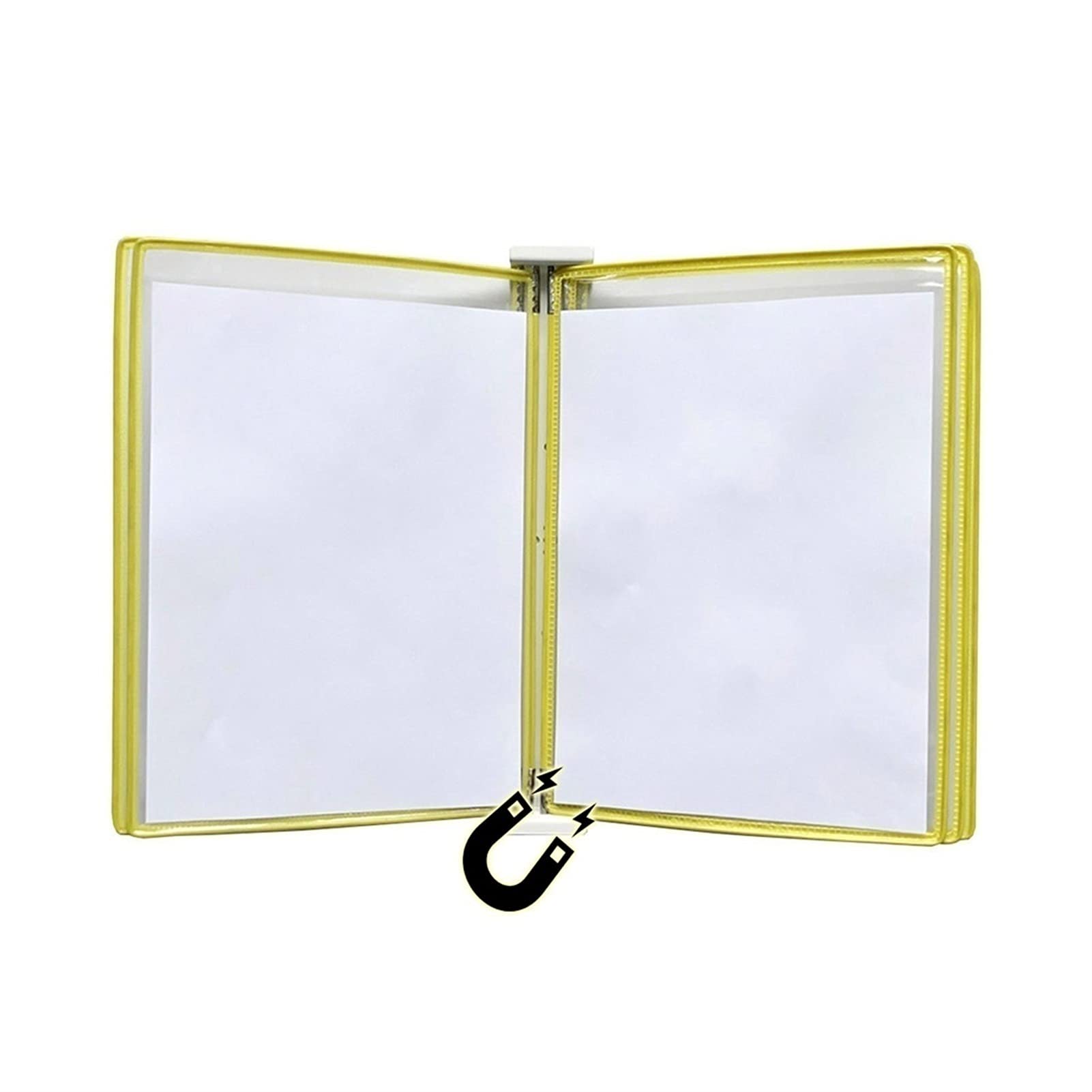organizer, Uchwyt na dokumenty montowany ścianie, wiszący organizer ścianę, teczka ścienna A3 -, [16,53 cala × 11,69 cala] 10 kieszeni, przymocowany do urządzenia metalowego(Unique Colour)