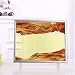 PROW 3D Dynamic Vision Sand Painting with Glass Frame Moving Sand Art Hourglass Sandscape Moving Grit Picture with Yellow Liquid