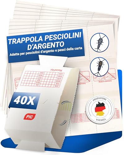 Facile Da Installare E Usare - La trappola pesciolini argento è facile da installare grazie al pratico sistema di piegatura e di intaglio per la cattura di pesciolini d'argento e di carta. Ottima alternativa allo insetticida per pesciolini d'argento