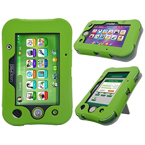LeapPad Ultimate Case - HOTCOOL New PU Leather with Kickstand Cover Case for Leapfrog LeapPad Ultimate Tablet, Green