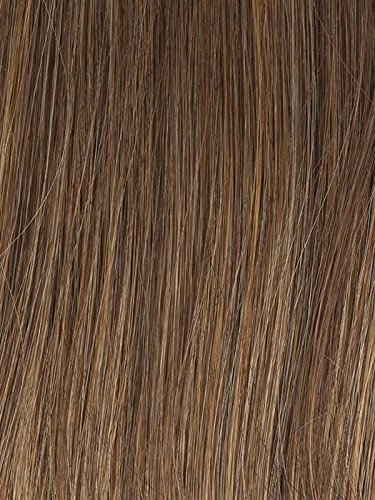 Top Pefect Hair Topper Color GL 27-29 CHOCOLATE CARAMEL - Gabor Wigs 10" Long Clip In Flexlite Synthetic Conceals Thinning Crowne Head Hairpiece Bundle Maxwigs Hairloss Booklet