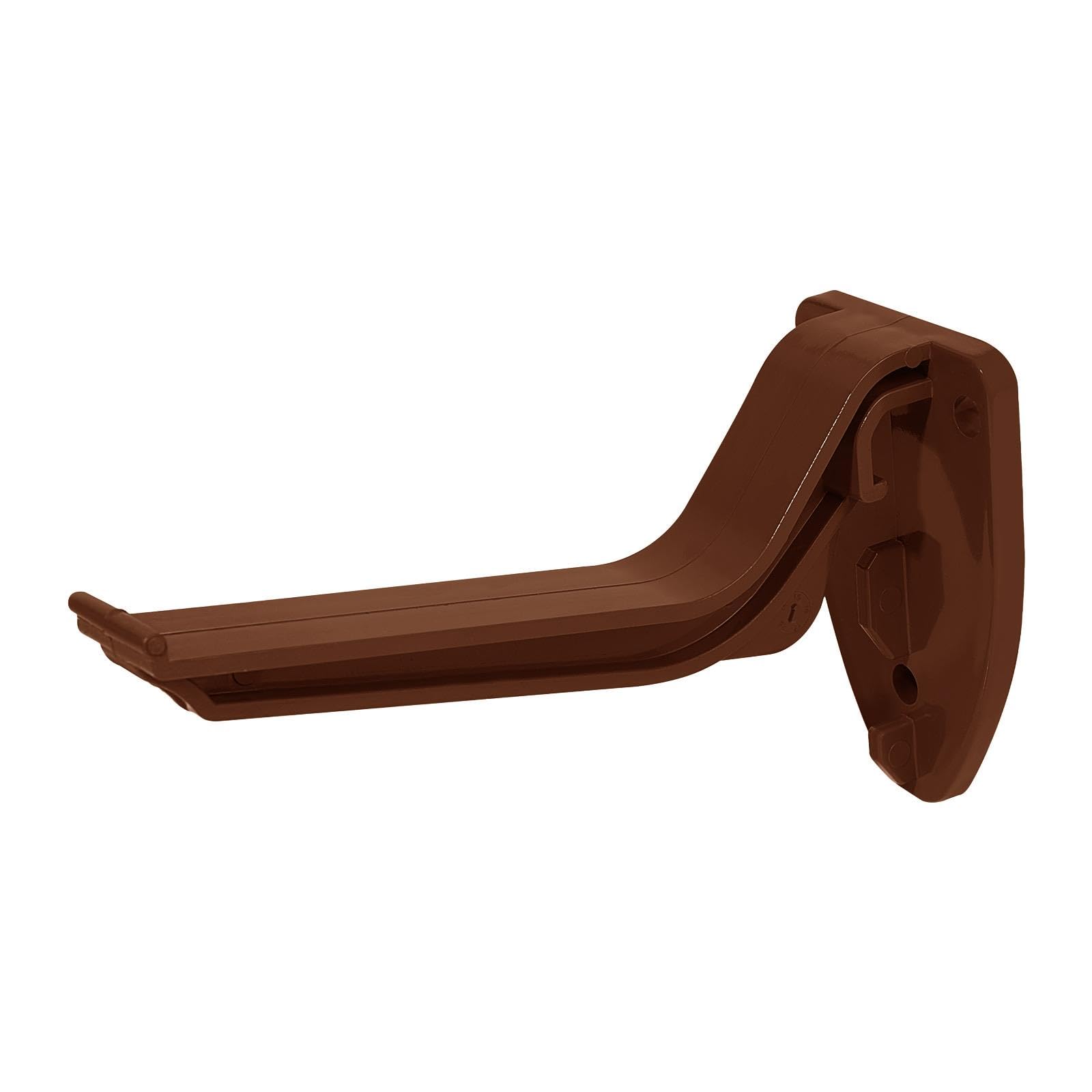 Truly Pvc Limited Brown Kayflow Ogee Gutter Fascia Bracket (Top Hung)