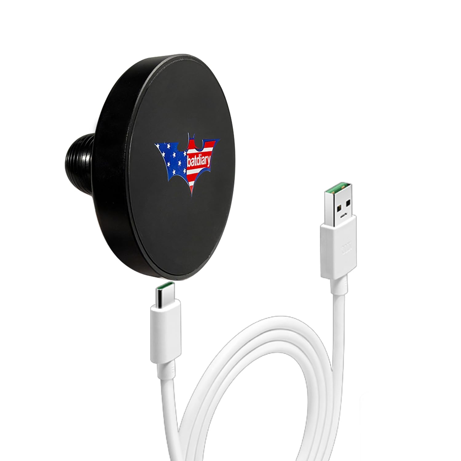 Cargador de teléfono con potentes imanes 55N que contiene veinte anillos magnéticos, compatible con todos los teléfonos y todas las bases de montaje de bola de 20 mm