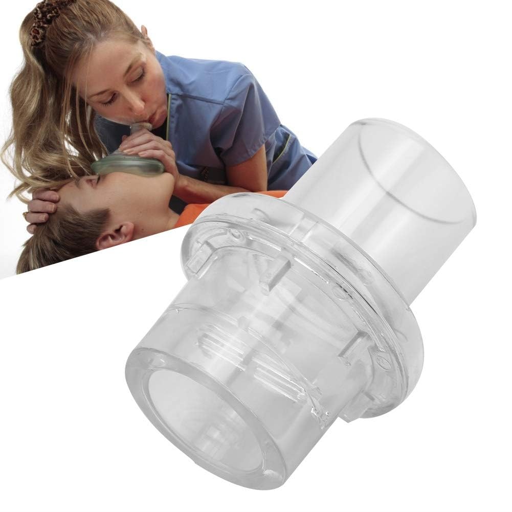 GAESHOW 10pcs Face Mask Valve for CPR, One Way Valve for CPR Mask, Disposable Portable CPR Face Shield Valve, Pocket Supply CPR Face Cover Replacement for Artificial Respiration Training