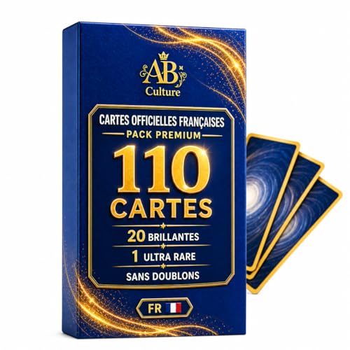 Cartes à collectionner en coffret de 110 pièces, l'idée cadeau idéal pour collectionneur