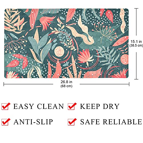 Tapis de bain antidérapant senior et enfant avec trous de drainage